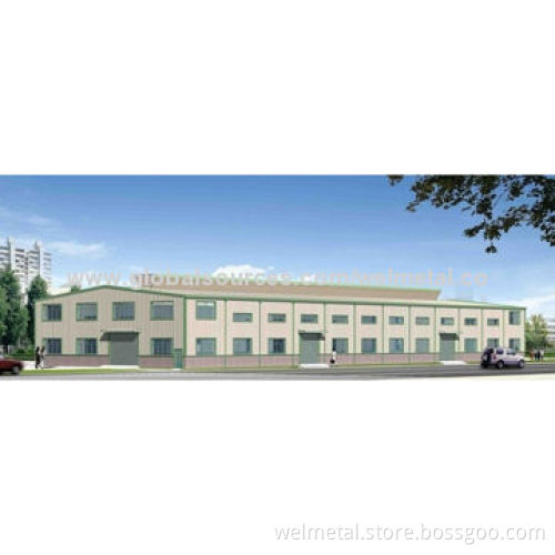 Prefabricated Steel Building, Easy to Assemble and Dismantle